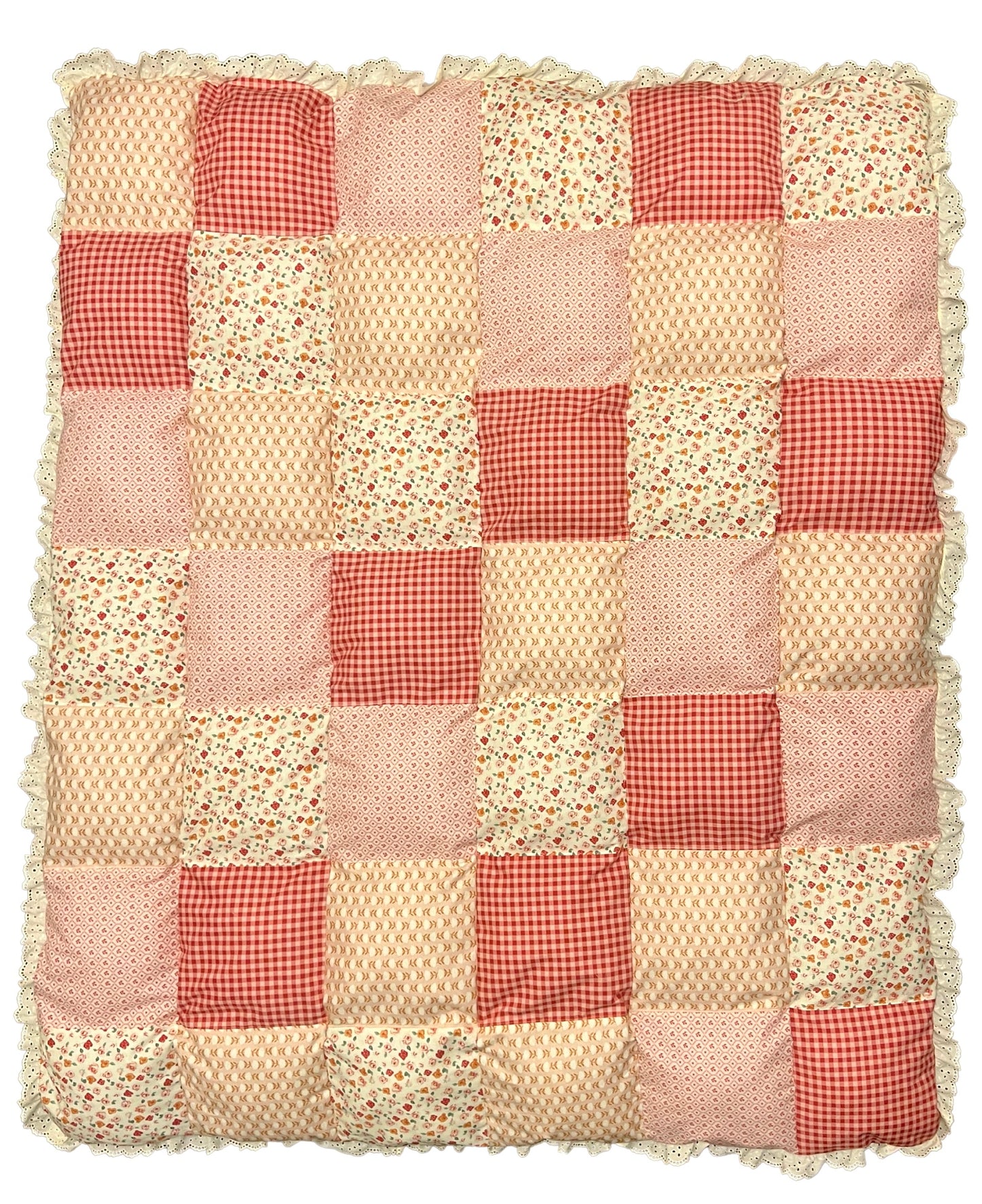 Floral Puff Quilt - KIT